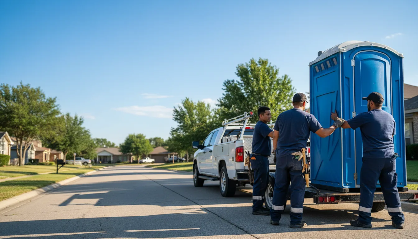 Portable Toilet Rental in Elm Mott, TX near me